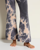 Black/Peach $|& SEAS Lara Drawstring Pant - VOF Front