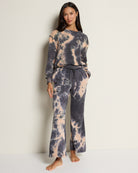 Black/Peach $|& SEAS Lara Drawstring Pant - UGC On Fig