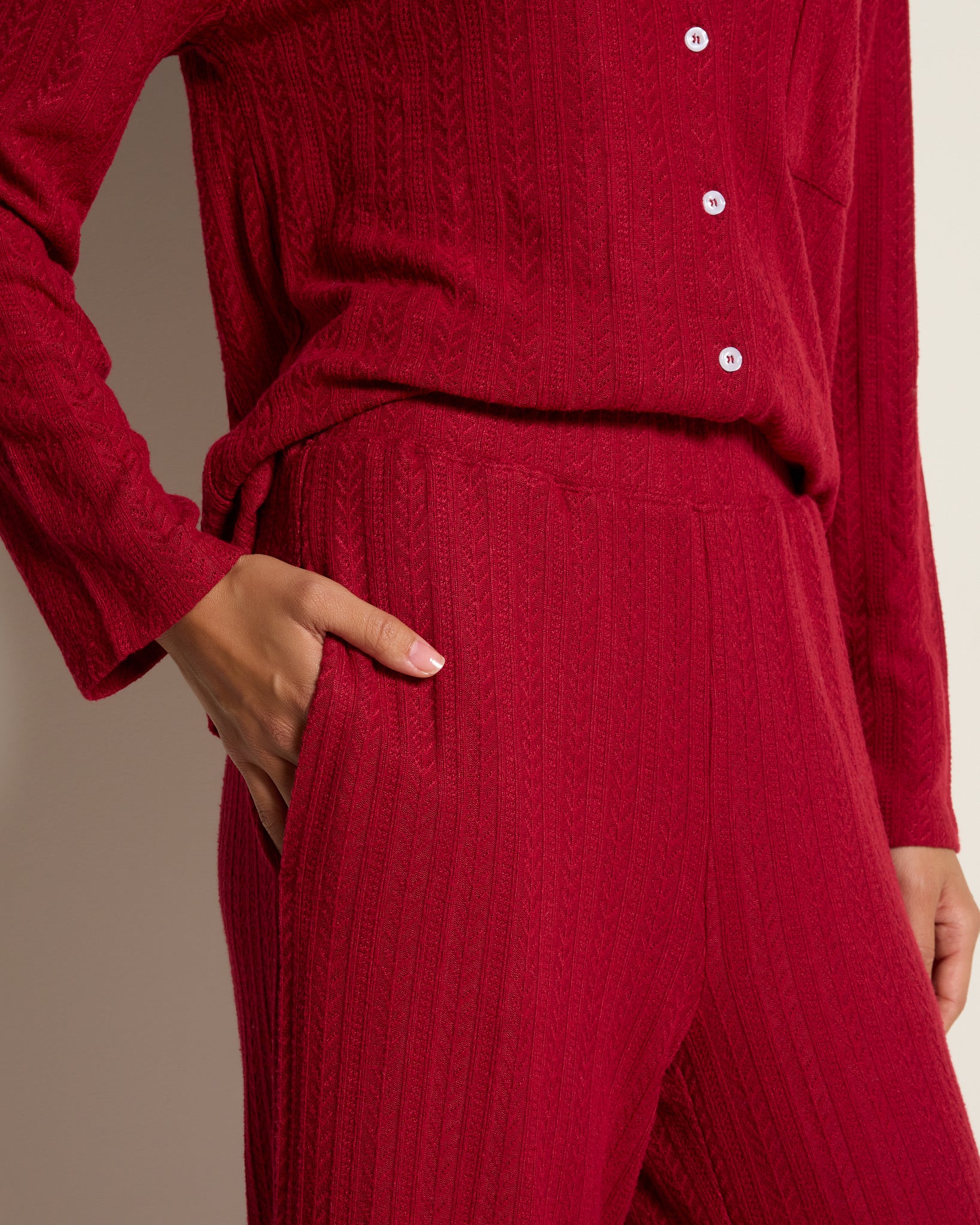 Elderberry $|& SEAS Cherish Sleep Pant - SOF Full Front