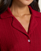 Elderberry $|& SEAS Cherish Sleep Shirt - SOF Full Front