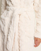 Cream $|& SEAS Cozy Saturdays Robe - SOF Full Front