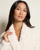 Cream $|& SEAS Cozy Saturdays Robe - VOF Front