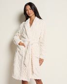 Cream $|& SEAS Cozy Saturdays Robe - SOF Front