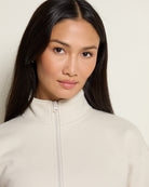 Cream $|& Interval All Star Team 1/4 Zip Pullover - SOF Full Front