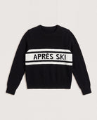 Black $|& Interval Apres Crew Neck Sweater - Hanger Detail