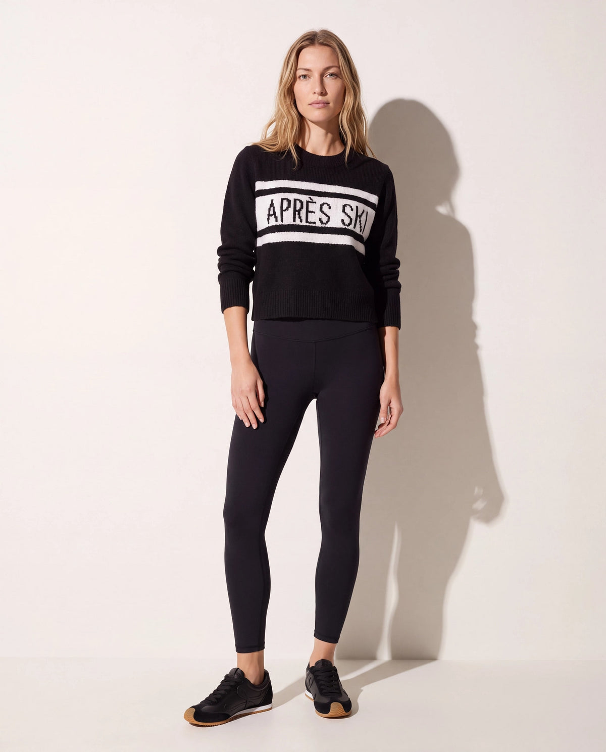 Black $|& Interval Apres Crew Neck Sweater - UGC On Fig