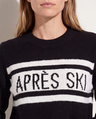 Black $|& Interval Apres Crew Neck Sweater - SOF Full Front