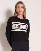 Black $|& Interval Apres Crew Neck Sweater - SOF Front