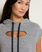 Heather Grey $|& Interval On The Go Short Sleeve Pullover - SOF Full Front