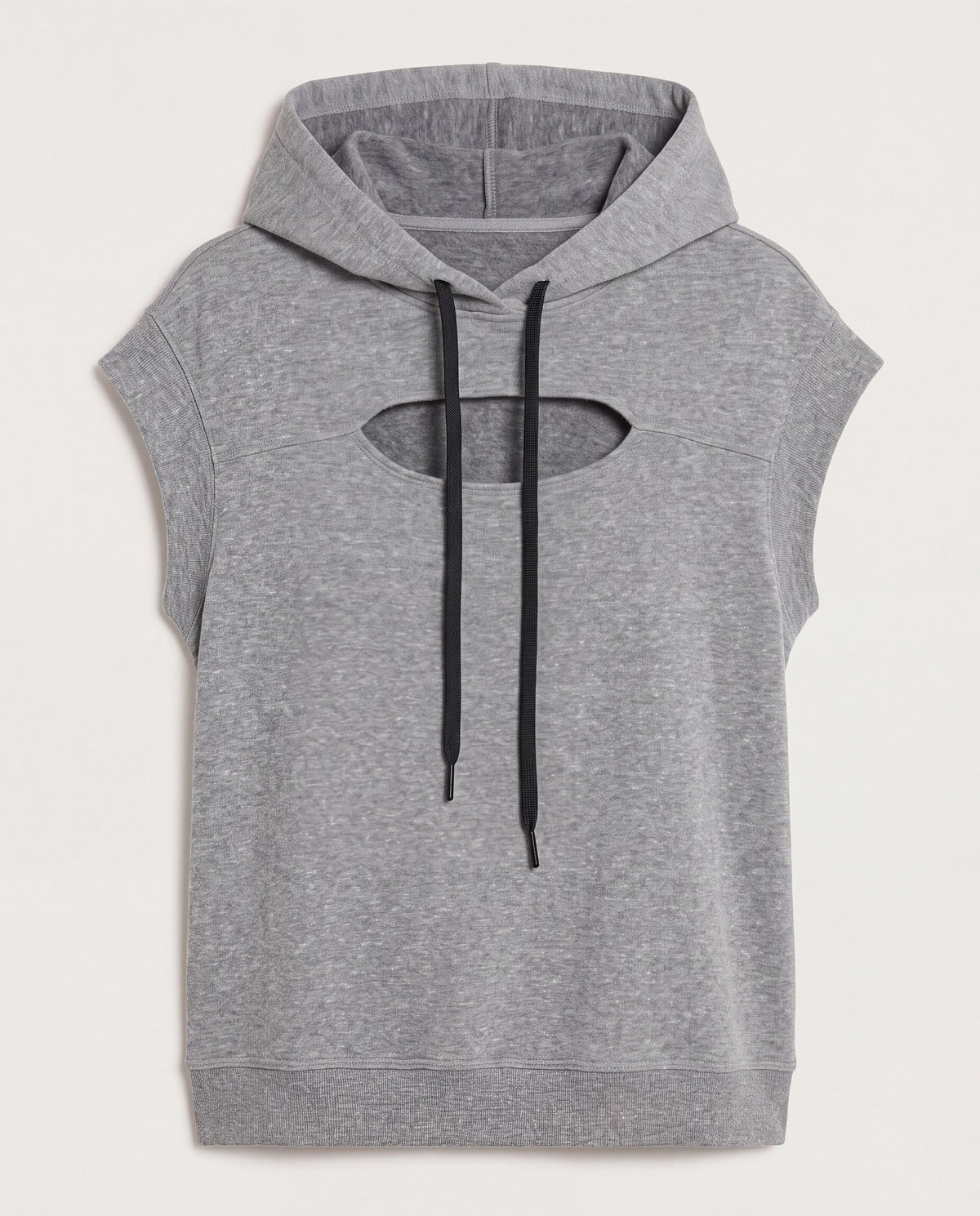 Heather Grey $|& Interval On The Go Short Sleeve Pullover - Hanger Detail