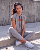Heather Grey $|& Interval On The Go Short Sleeve Pullover - SOF Side