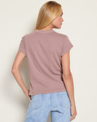 Mink $|& Herizon Jada Scoop Neck Henley - SOF Back