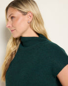 Pine $|& SEAS Kendall Mock Neck Pullover - SOF Full Front