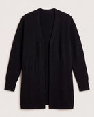 Black $|& SEAS Emma Drop Sleeve Cardigan - Hanger Detail