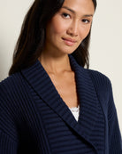 Storm Indigo $|& SEAS Kimmy Double Breasted Cardigan - SOF Full Front