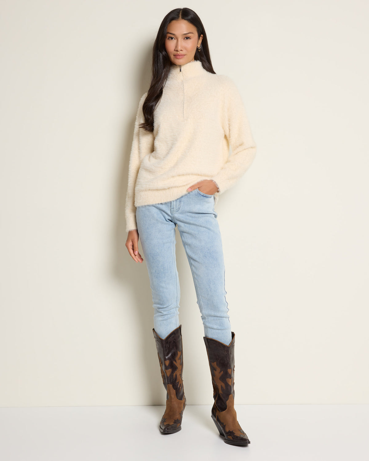 Almond $|& Herizon Cozy-Up Sweater - UGC On Fig