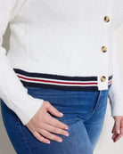 Ivory $|& Thread & Supply Chaney Cardigan - SOF Full Front