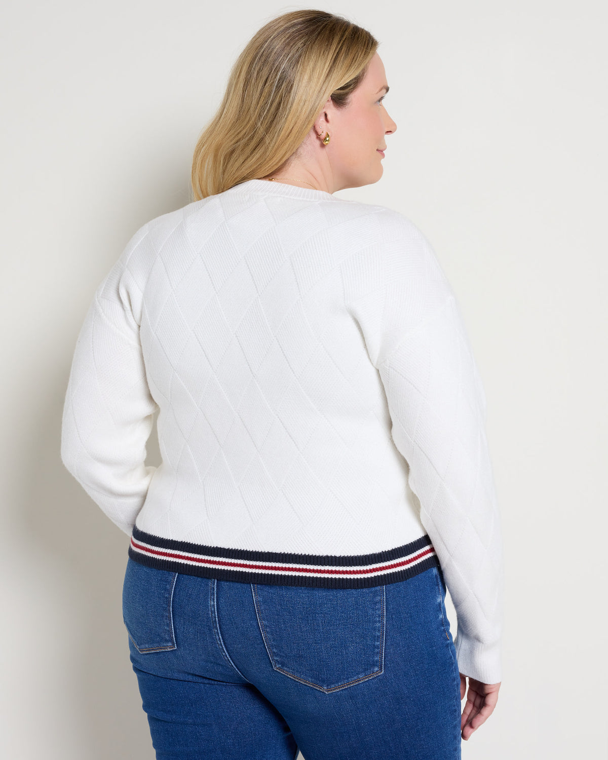 Ivory $|& Thread & Supply Chaney Cardigan - SOF Back