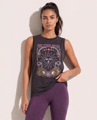 Faded Black $|& Interval Terrain Muscle Tank - SOF Front
