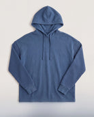 Washed Storm Indigo $|& SEAS Drea Thermal Sleeve Hoodie - VOF Back