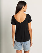 Black $|& W. by Wantable The Double Take Tee - SOF Back