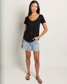 Black $|& W. by Wantable The Double Take Tee - UGC On Fig
