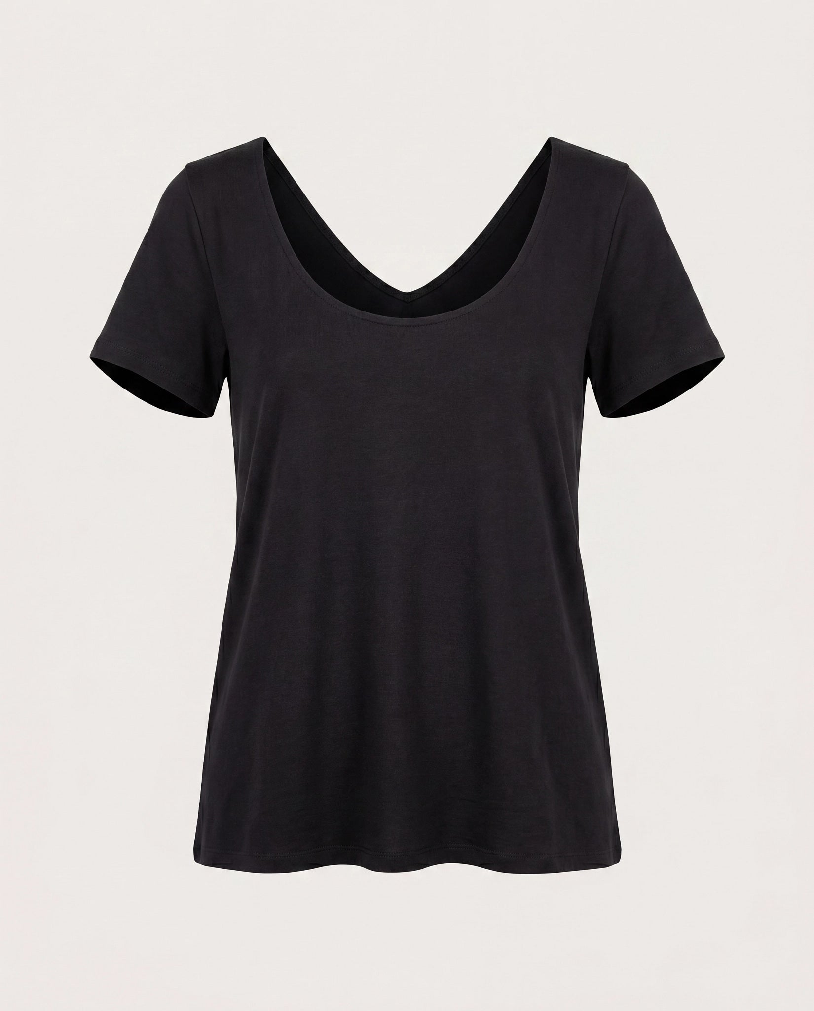Black $|& W. by Wantable The Double Take Tee - Hanger Detail