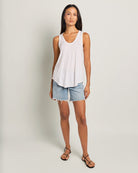 Optic White $|& W. by Wantable The Anywhere Essential Tank - UGC On Fig