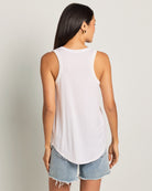 Optic White $|& W. by Wantable The Anywhere Essential Tank - SOF Back