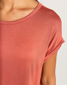 Etruscan Red $|& W. by Wantable The Dolman Easy Tee - SOF Full Front