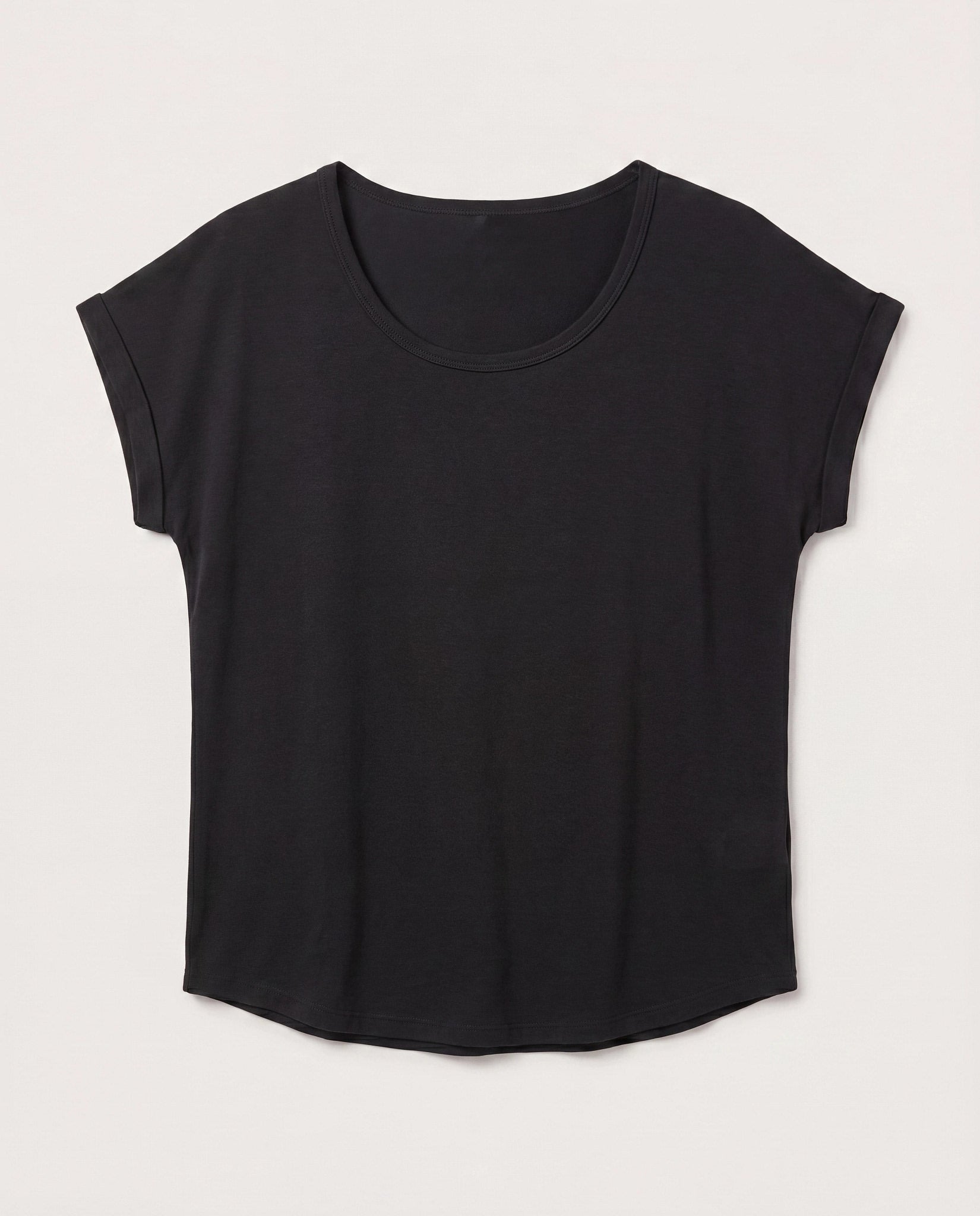 Black $|& W. by Wantable The Dolman Easy Tee - Hanger Detail