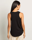 Black/White 2 Pack $|& W. by Wantable The Anywhere Essential Tank - SOF Back