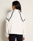 Ivory Blue Combo $|& Thread & Supply On The Go 1/4 Zip Pullover - SOF Back