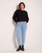 Black $|& Herizon Sophie Cable Knit Pullover - UGC On Fig