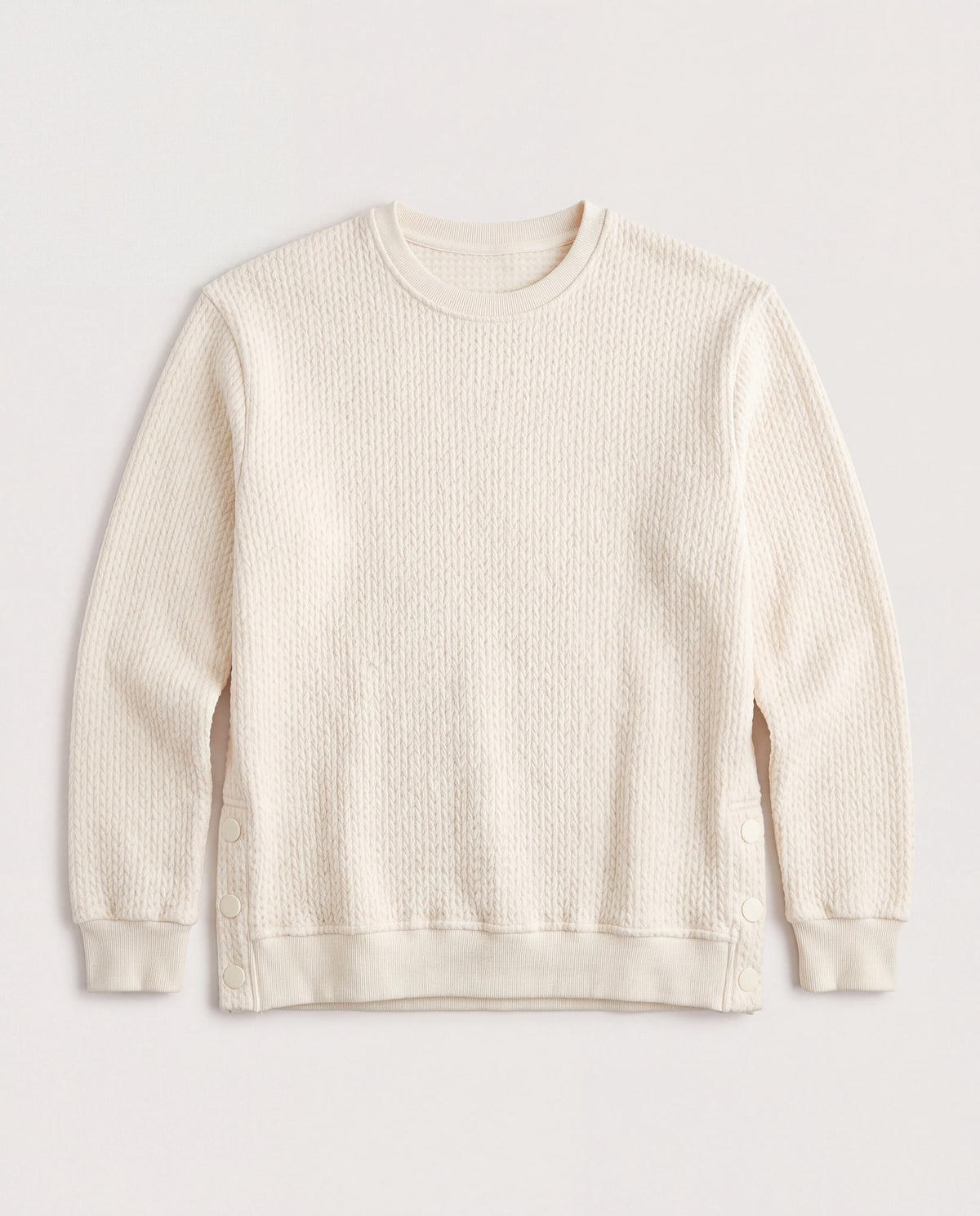 Cream $|& Herizon Sophie Cable Knit Pullover - Hanger Detail