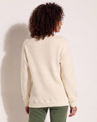 Cream $|& Herizon Sophie Cable Knit Pullover - SOF Back