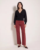 Black $|& SEAS Eloise Wrapped Sweater - UGC On Fig