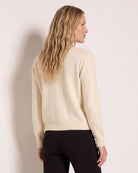Cream $|& SEAS Carla Cardigan - SOF Back