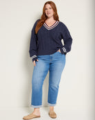 Navy Multi $|& Thread & Supply Carlee Sweater - UGC On Fig