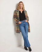 Wet Sand Plaid $|& SEAS Unity Coatigan - UGC On Fig