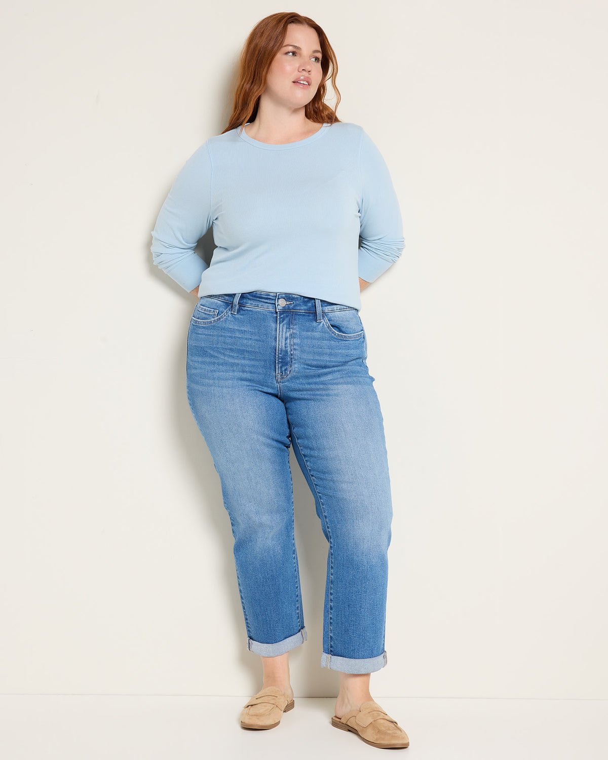 Ash Blue $|& Thread & Supply Stacy Top - UGC On Fig