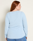 Ash Blue $|& Thread & Supply Stacy Top - SOF Back