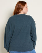 Teal Heather $|& Thread & Supply Jasse Top - SOF Back