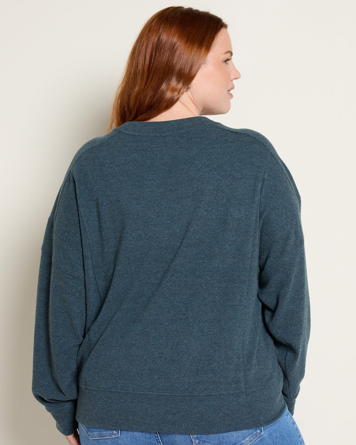 Teal Heather $|& Thread & Supply Jasse Top - SOF Back