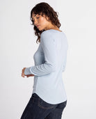Ash Blue $|& Thread & Supply Stacy Top - Hanger Side