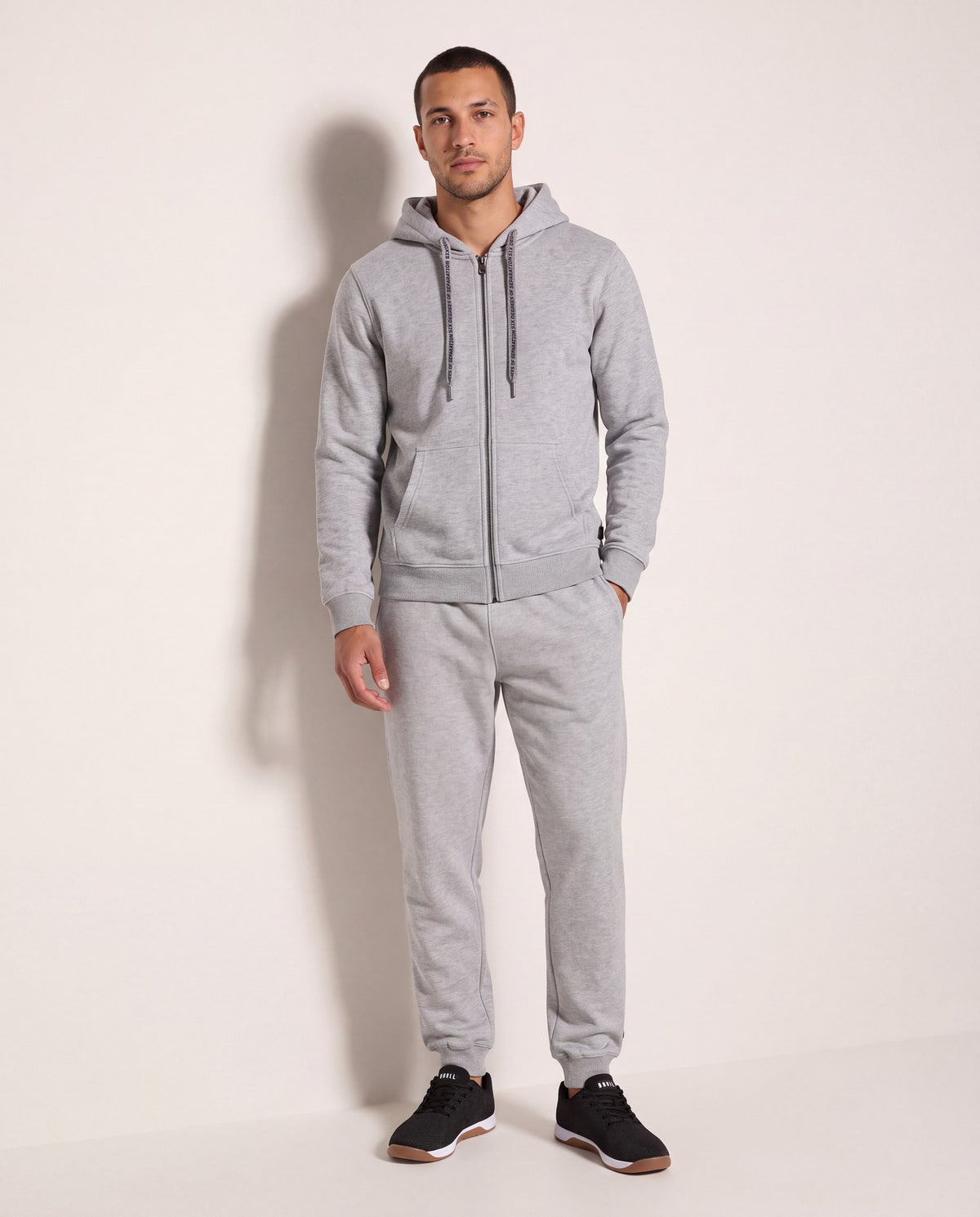 Heather Grey $|& SDOS Core Zip Hoodie - UGC On Fig