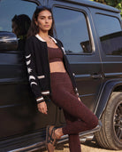 Black $|& Interval Off Duty "Midnight Wellness" Sweater Jacket - SOF Side