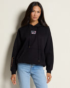 Black $|& SEAS Ryder "Greetings From Paradise" Graphic Hoodie - SOF Front
