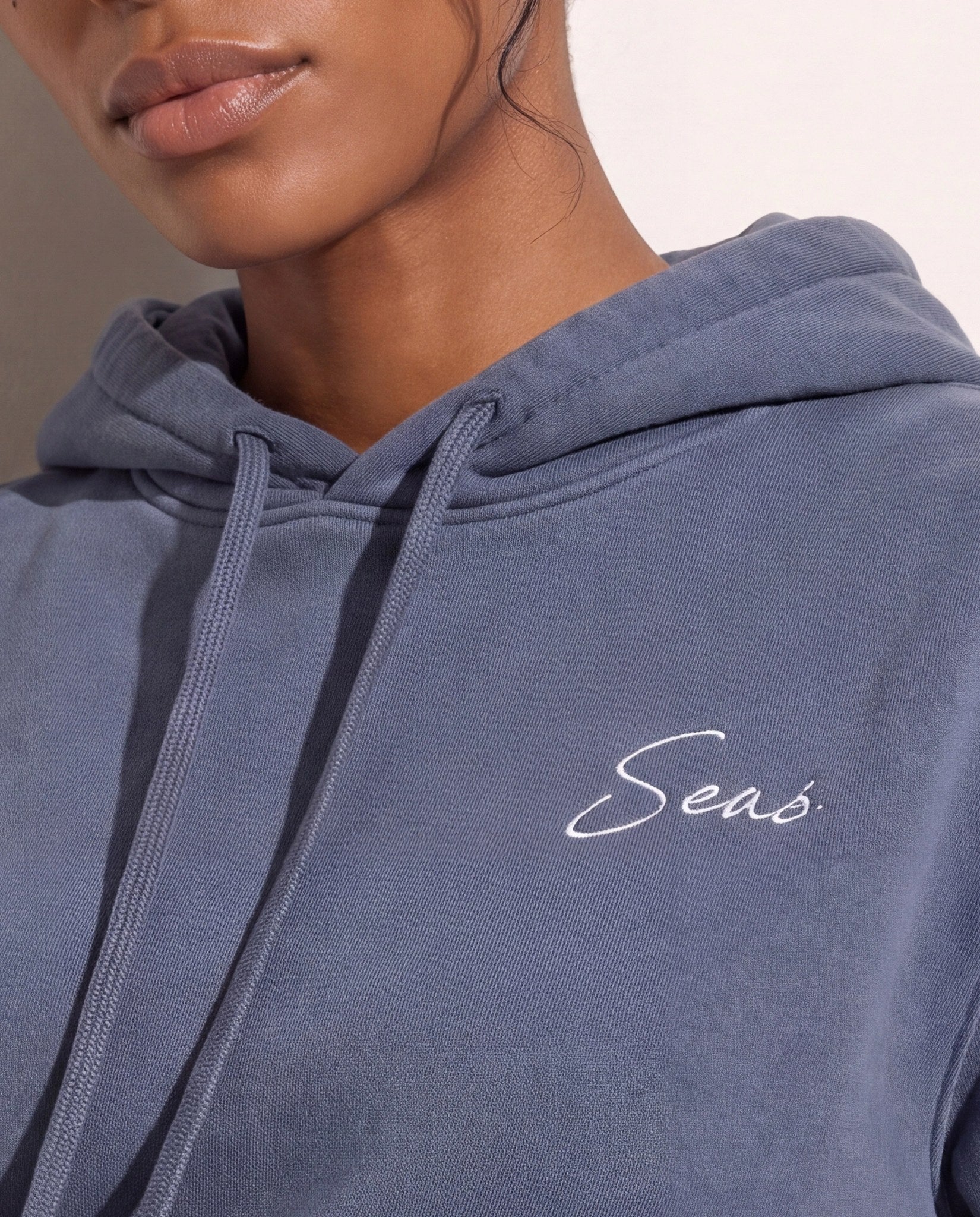 Indigo Haze $|& SEAS Ryder "Tide Tripper" Graphic Hoodie - VOF Front