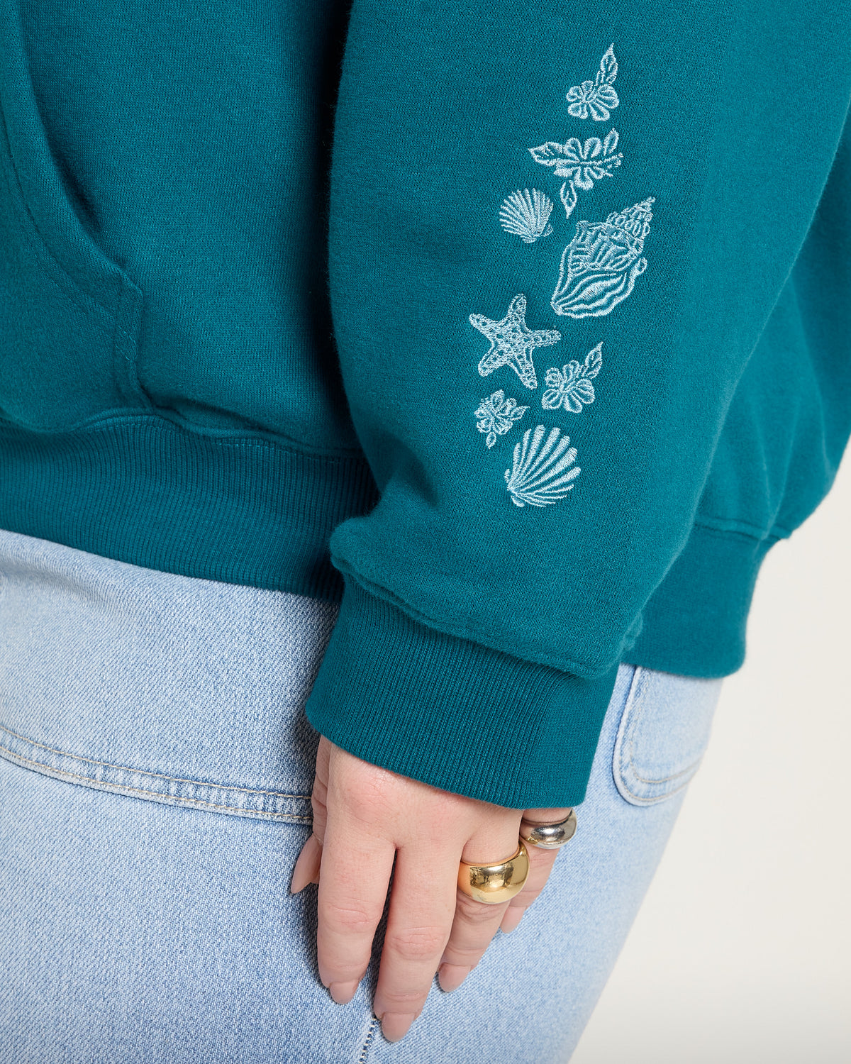 Laurel $|& SEAS Ryder "Golden Hour" Graphic Hoodie - SOF Detail
